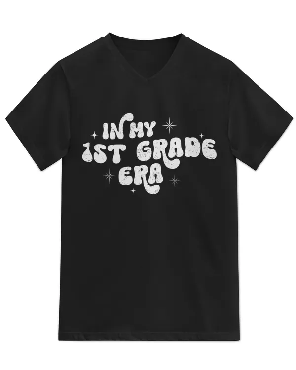 In  My First Grade Era Shirt 1st Grade Teacher Groovy Retro