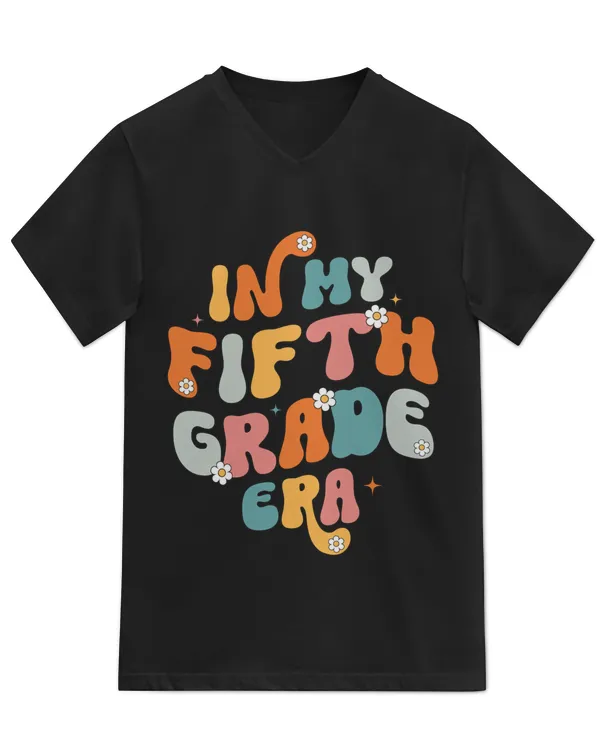 In My Fifth Grade Era Shirt 5th Grade Teacher Groovy Retro