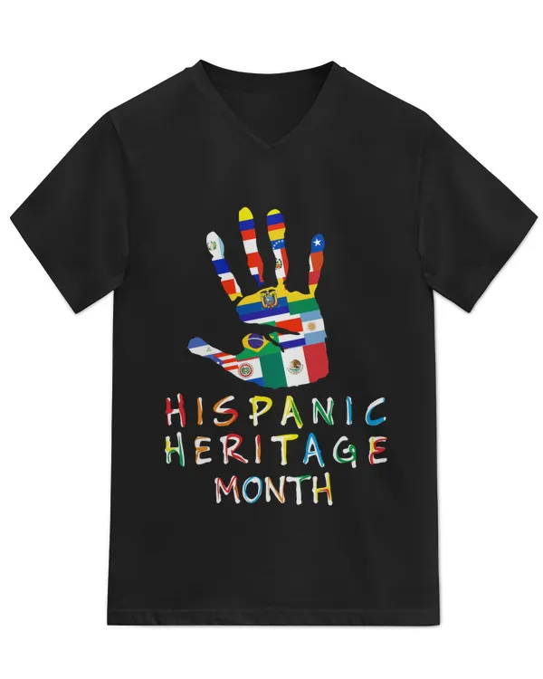 Hispanic Heritage Month Latino Countries Flags Men Women Kid 2