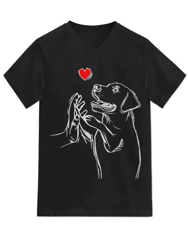 Unisex Jersey SS V-Neck T-Shirt