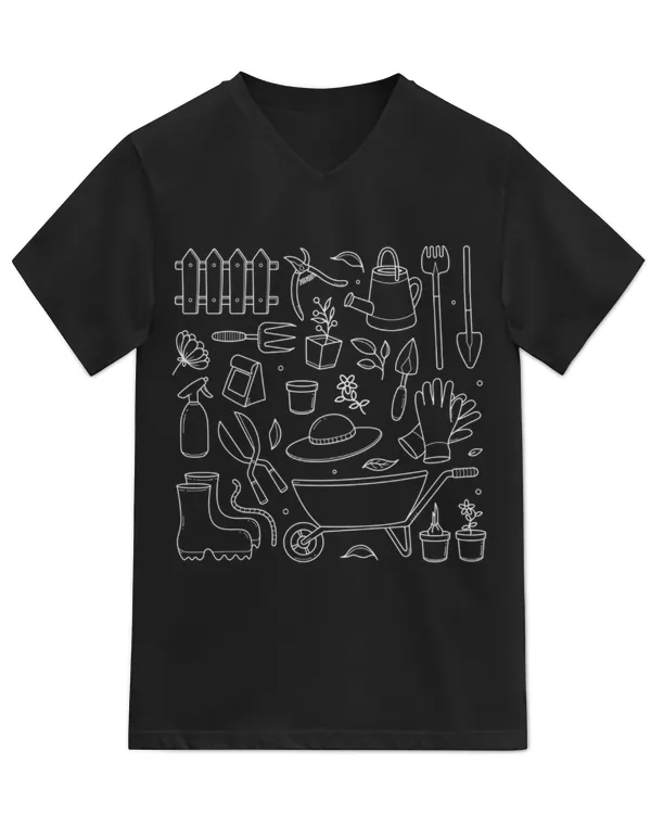 Unisex Jersey SS V-Neck T-Shirt