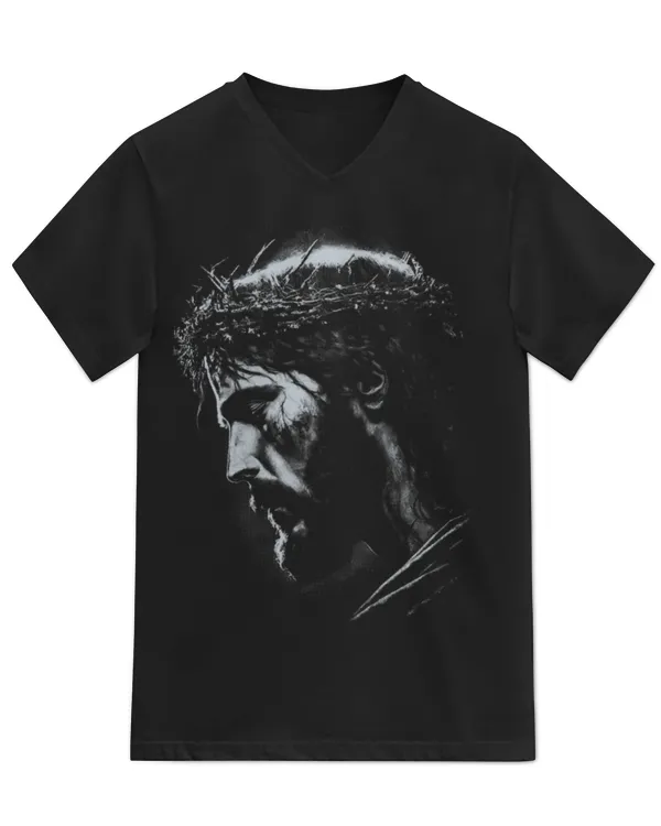 Unisex Jersey SS V-Neck T-Shirt