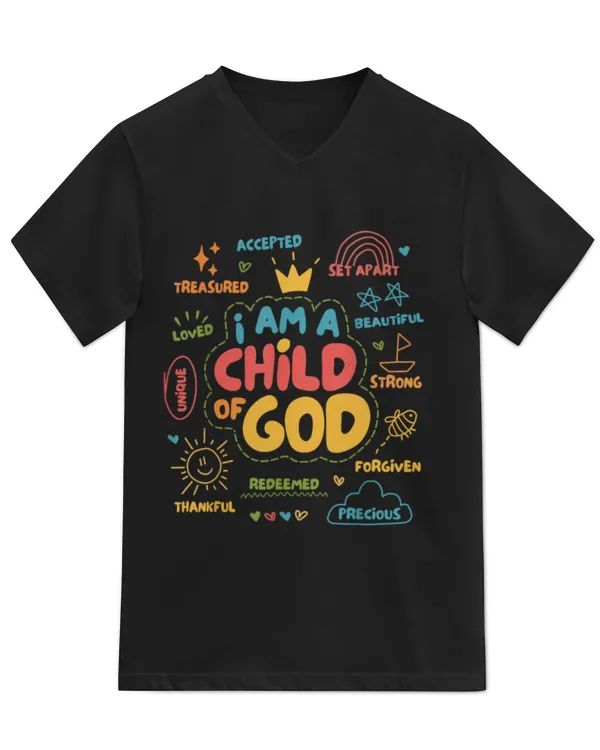 Unisex Jersey SS V-Neck T-Shirt
