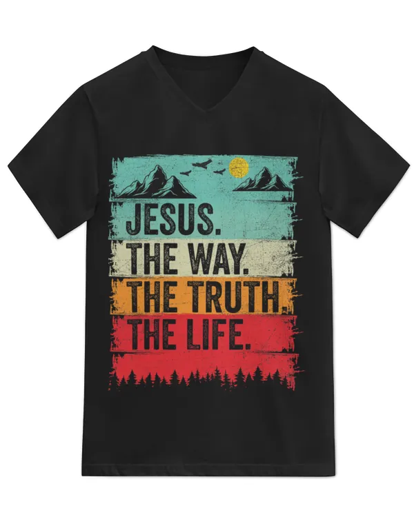 Unisex Jersey SS V-Neck T-Shirt