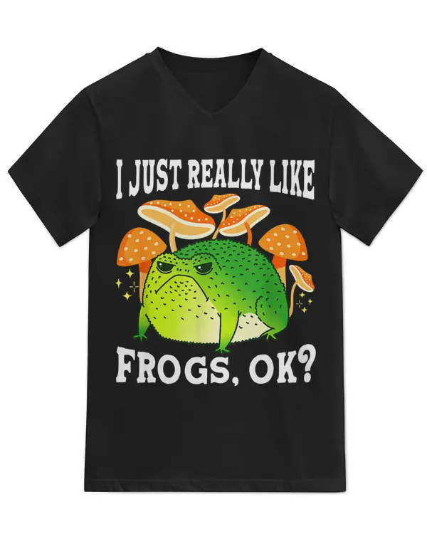 Unisex Jersey SS V-Neck T-Shirt