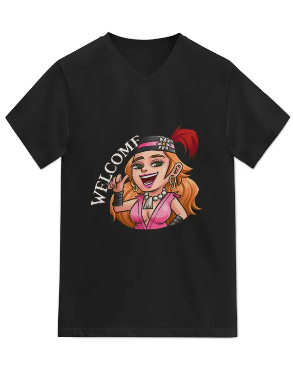 Unisex Jersey SS V-Neck T-Shirt
