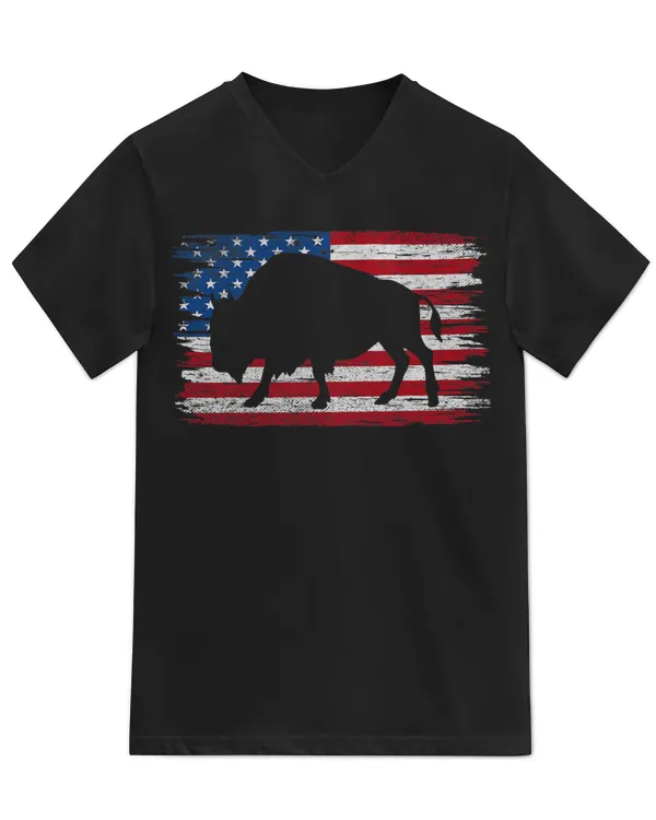 Unisex Jersey SS V-Neck T-Shirt