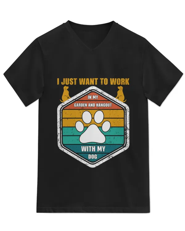 Unisex Jersey SS V-Neck T-Shirt