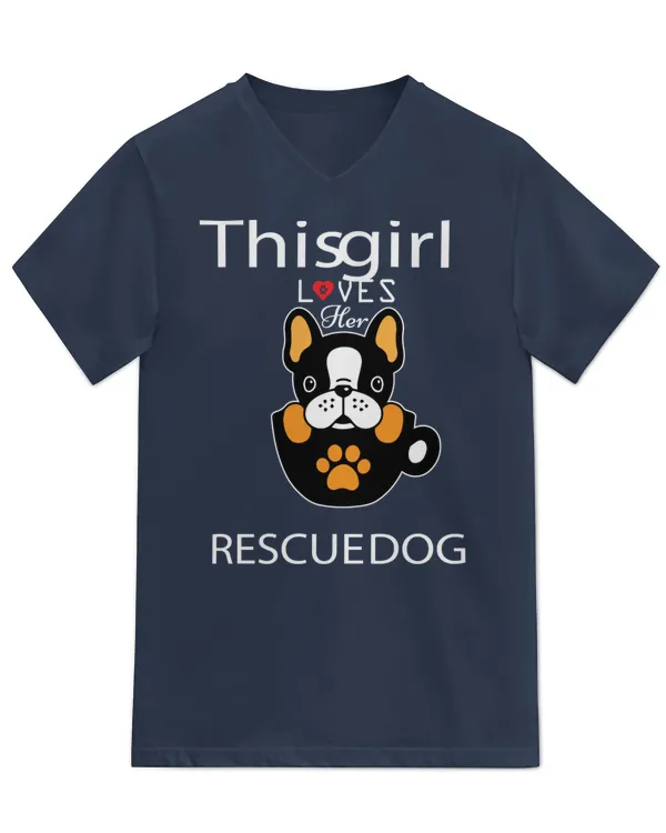 Unisex Jersey SS V-Neck T-Shirt