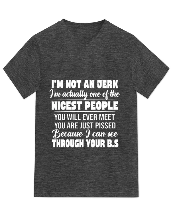 Unisex Jersey SS V-Neck T-Shirt