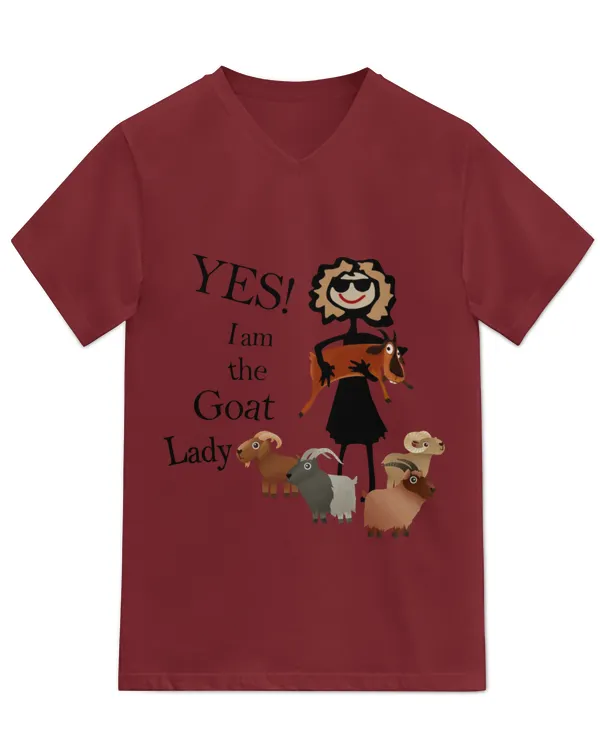 Unisex Jersey SS V-Neck T-Shirt