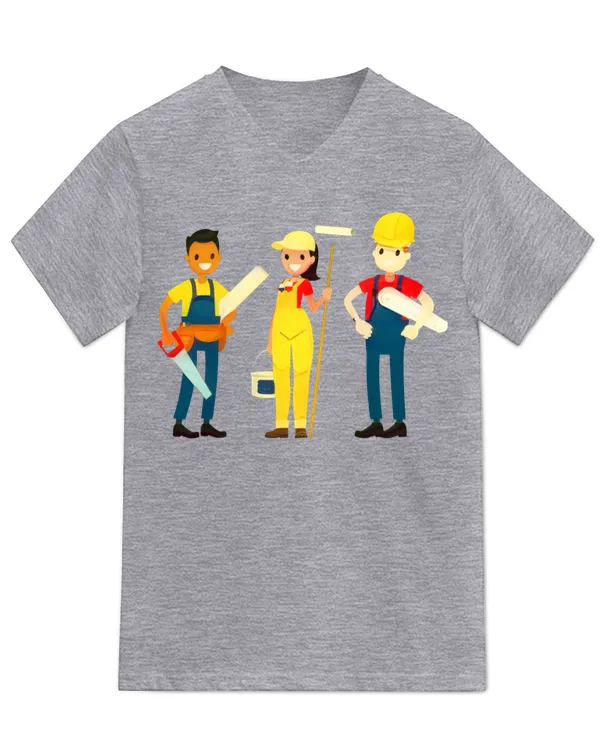 Unisex Jersey SS V-Neck T-Shirt