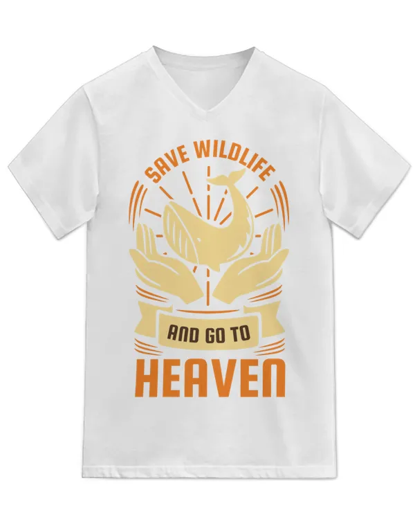 Unisex Jersey SS V-Neck T-Shirt