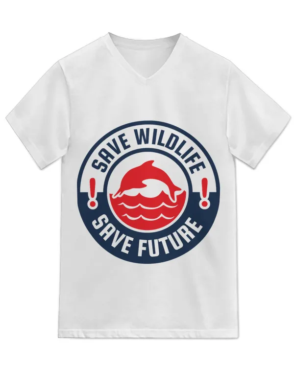 Unisex Jersey SS V-Neck T-Shirt
