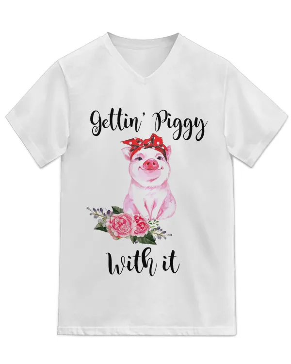 Unisex Jersey SS V-Neck T-Shirt