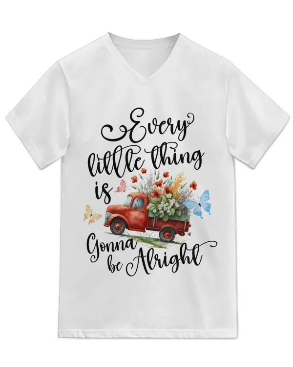 Unisex Jersey SS V-Neck T-Shirt