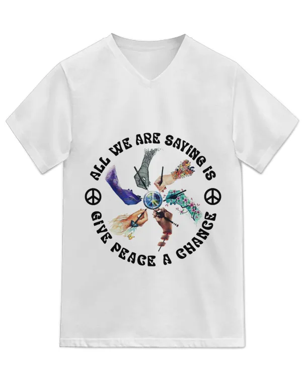 Unisex Jersey SS V-Neck T-Shirt