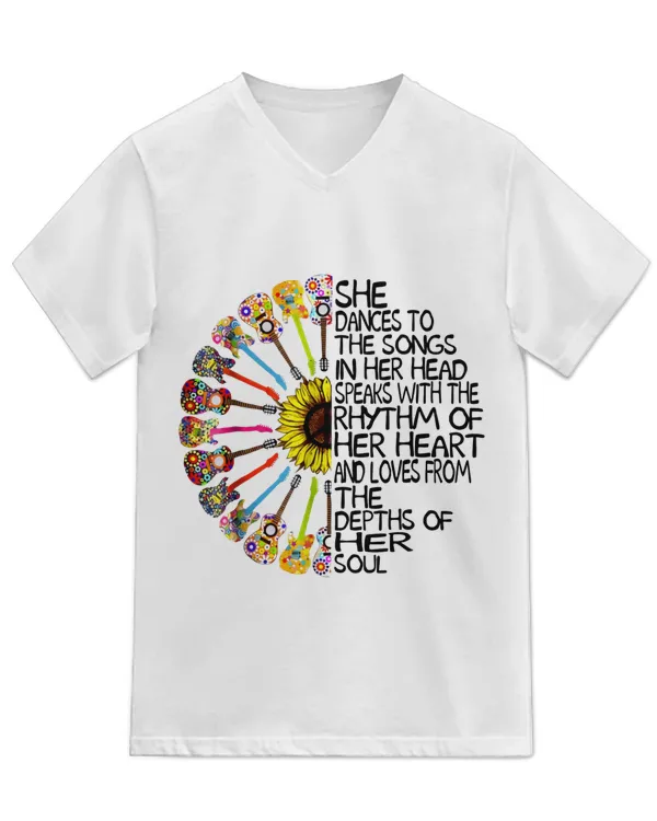 Unisex Jersey SS V-Neck T-Shirt
