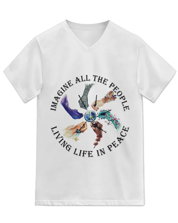 Unisex Jersey SS V-Neck T-Shirt