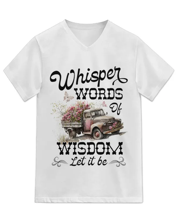 Unisex Jersey SS V-Neck T-Shirt