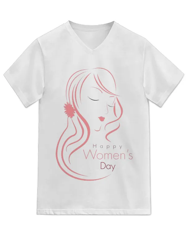 Unisex Jersey SS V-Neck T-Shirt