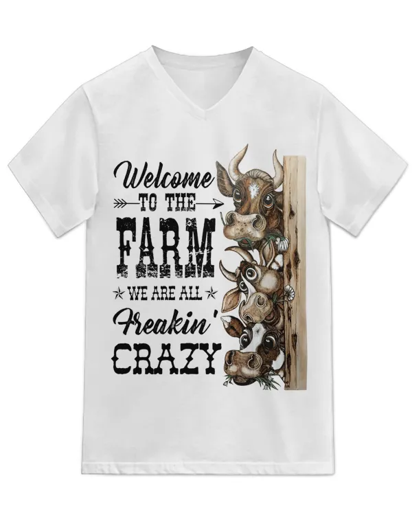 Unisex Jersey SS V-Neck T-Shirt