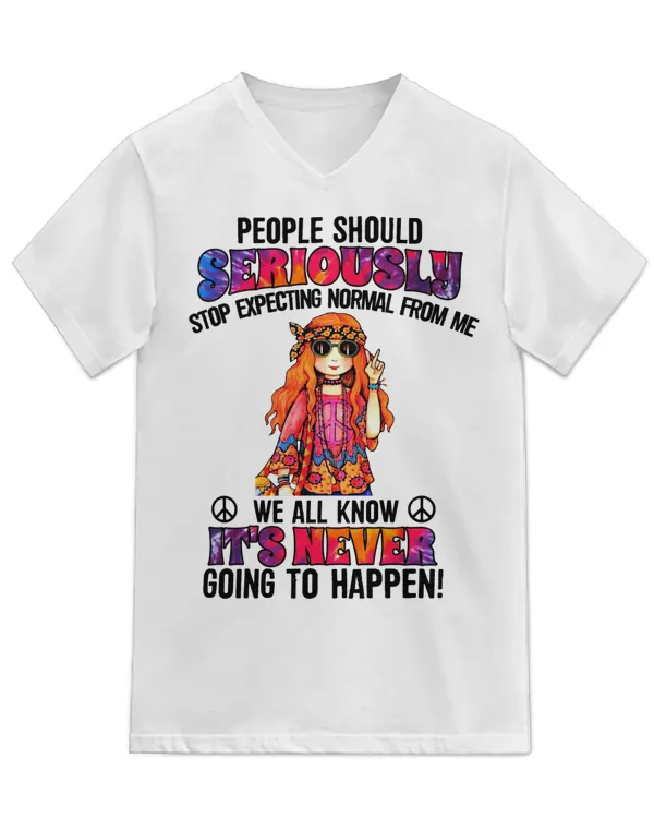 Unisex Jersey SS V-Neck T-Shirt