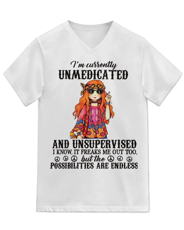 Unisex Jersey SS V-Neck T-Shirt