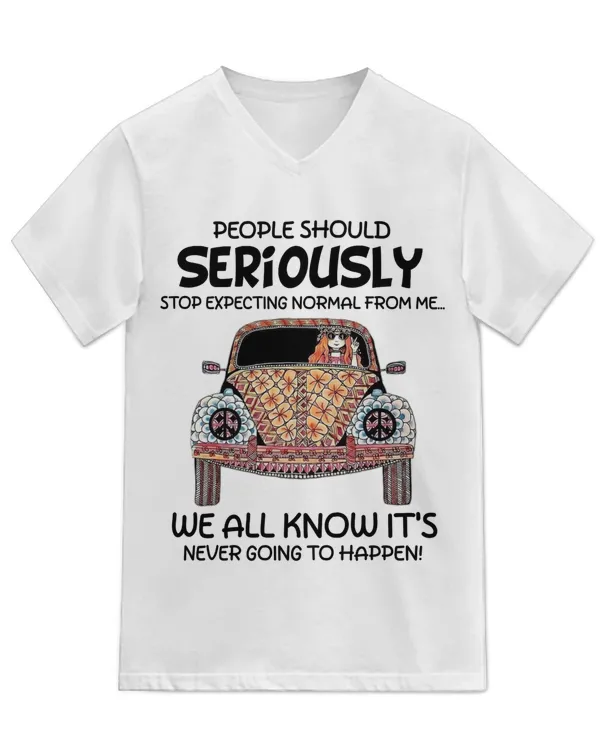 Unisex Jersey SS V-Neck T-Shirt
