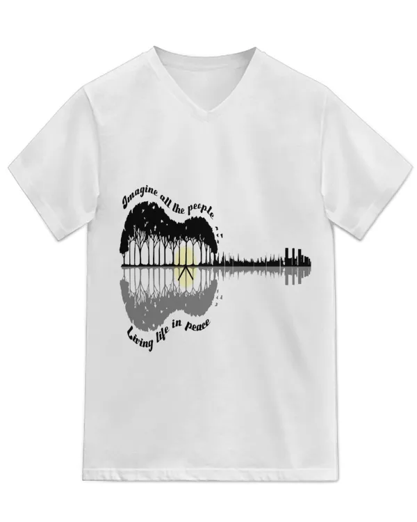 Unisex Jersey SS V-Neck T-Shirt
