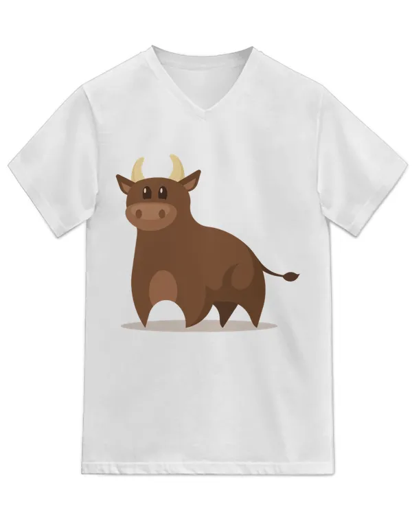 Unisex Jersey SS V-Neck T-Shirt