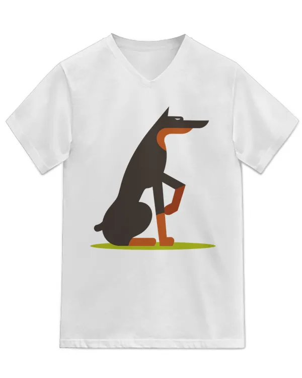 Unisex Jersey SS V-Neck T-Shirt