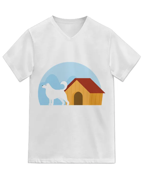 Unisex Jersey SS V-Neck T-Shirt