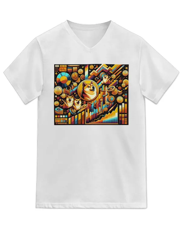 Unisex Jersey SS V-Neck T-Shirt