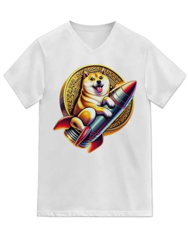 Unisex Jersey SS V-Neck T-Shirt