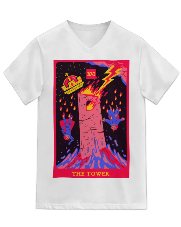 Unisex Jersey SS V-Neck T-Shirt