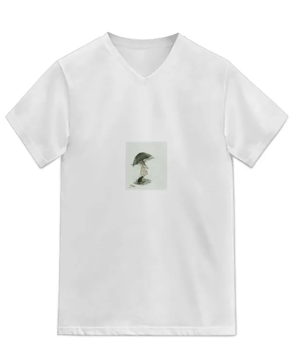 Unisex Jersey SS V-Neck T-Shirt