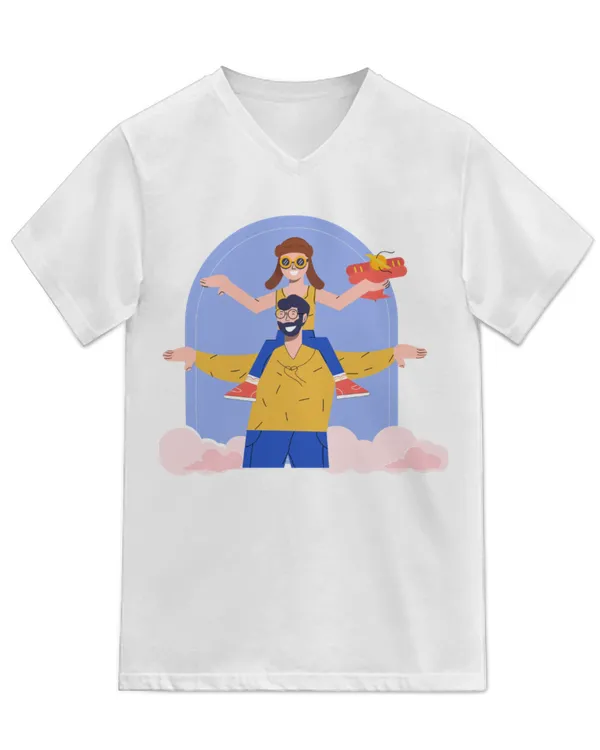 Unisex Jersey SS V-Neck T-Shirt
