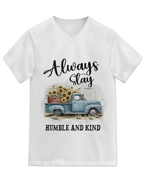 Unisex Jersey SS V-Neck T-Shirt