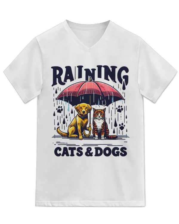 Unisex Jersey SS V-Neck T-Shirt