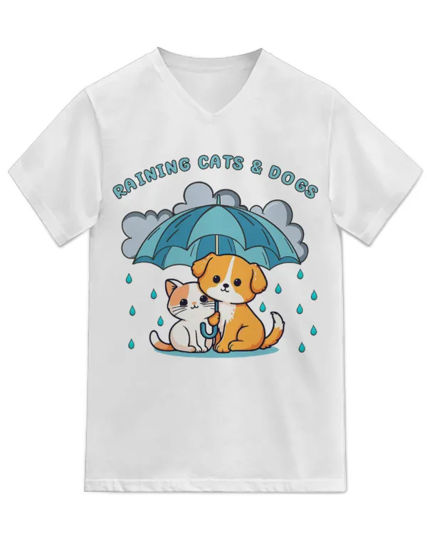 Unisex Jersey SS V-Neck T-Shirt
