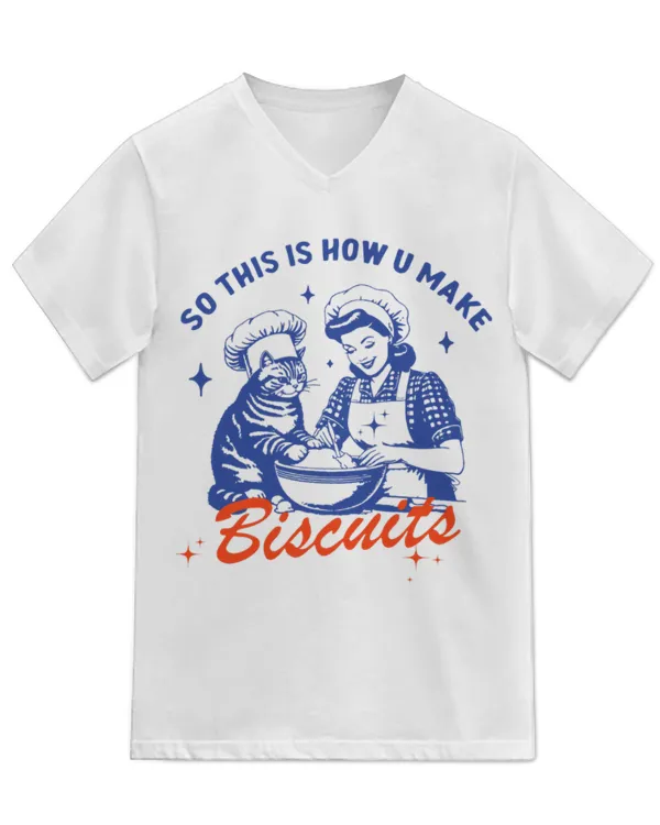 Unisex Jersey SS V-Neck T-Shirt