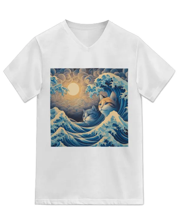 Unisex Jersey SS V-Neck T-Shirt