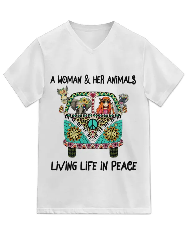 Unisex Jersey SS V-Neck T-Shirt
