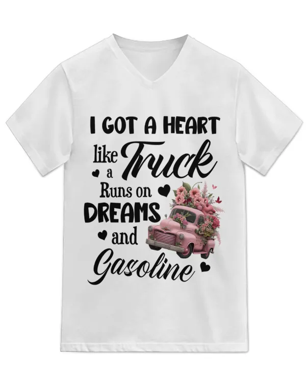 Unisex Jersey SS V-Neck T-Shirt