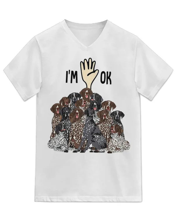 Unisex Jersey SS V-Neck T-Shirt