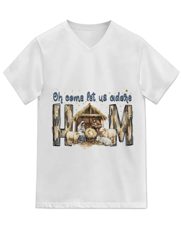 Unisex Jersey SS V-Neck T-Shirt