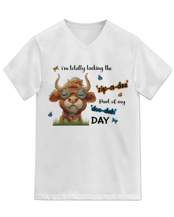 Unisex Jersey SS V-Neck T-Shirt