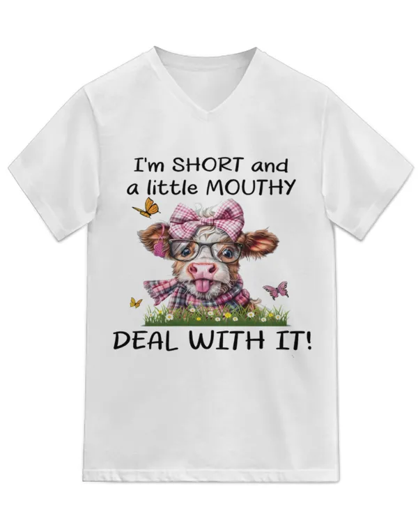 Unisex Jersey SS V-Neck T-Shirt