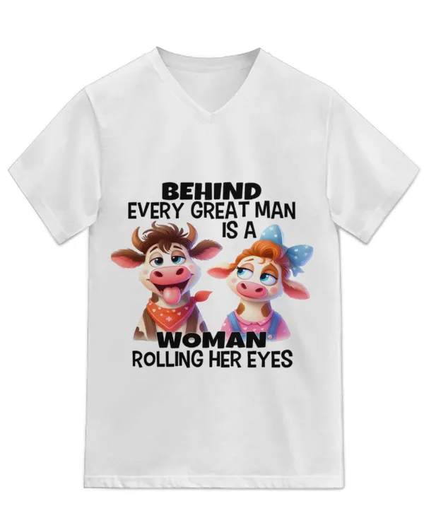 Unisex Jersey SS V-Neck T-Shirt